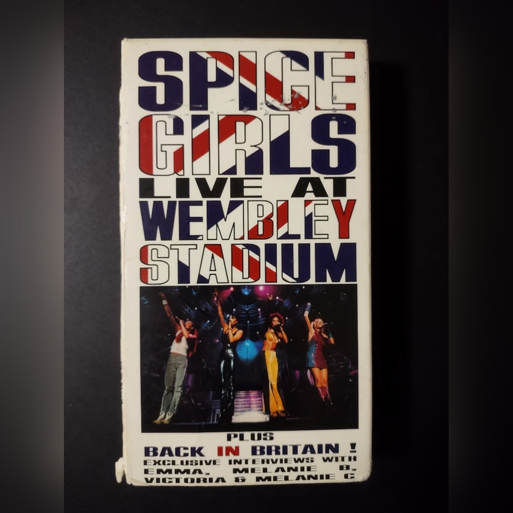 Spice Girls Live at Wembley Stadium VHS 1998 Vintage Records Tape Concert Works